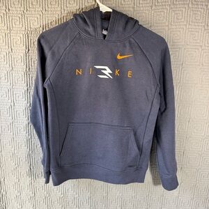 Nike 3Brand Pullover Hoodie Boys Medium 10/12 Navy Blue